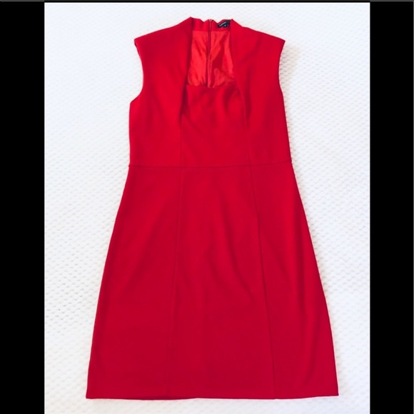 Red Sheath Dress - Picture 2 of 8